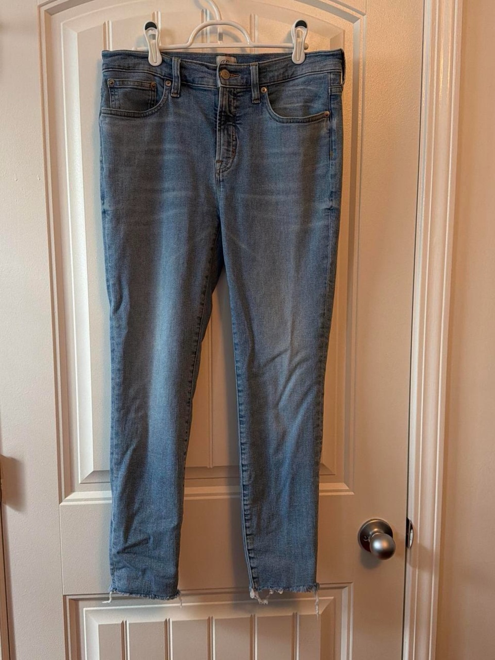 J. Crew Light Blue Cropped Skinny Jeans